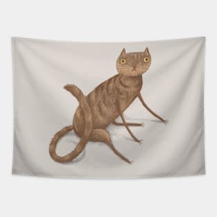 Gangly Cat Tapestry