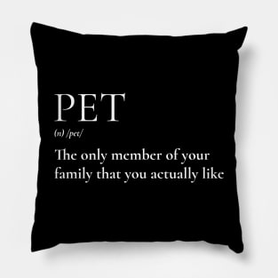 Pets the discription Pillow