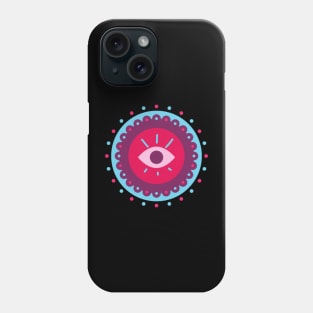Eye Red and Blue Phone Case