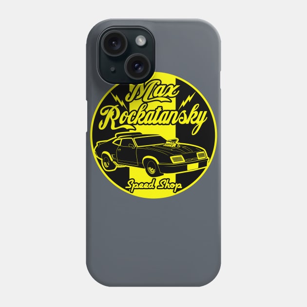 Max Rockatansky speed shop Phone Case by carloj1956