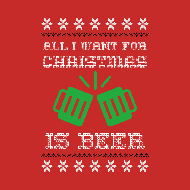 all i want for christmas is beer by Graffas