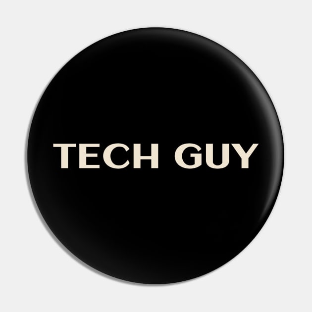 Tech Guy That Guy Funny Pin by TV Dinners