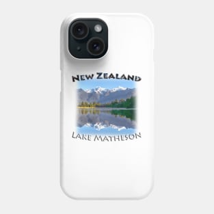 New Zealand - Lake Matherson Phone Case