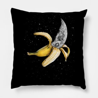 moon space banana Pillow