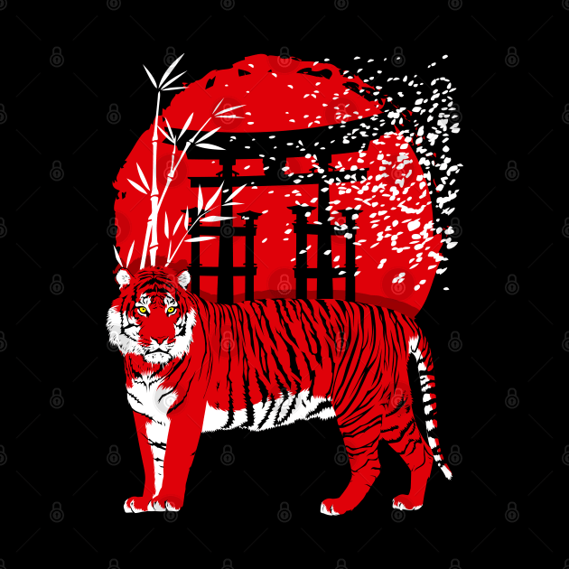 Torii Red Tiger by albertocubatas