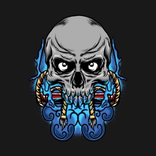 Water Skull T-Shirt