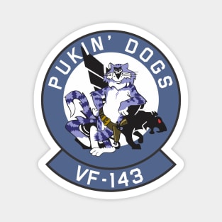 Grumman F-14 Tomcat - VF-143 Pukin' Dogs Magnet