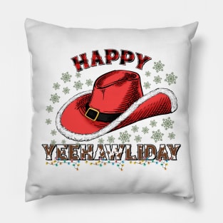 Happy Yeehawliday Pillow