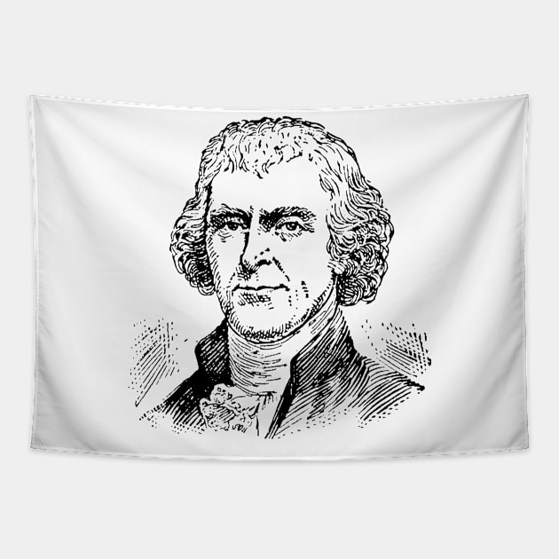 Thomas Jefferson Tapestry by Historia