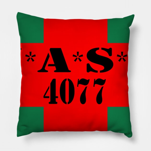 M*A*S*H 4077 v.5 Pillow by thomtran