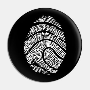 It's In My DNA For Music Lovers Fingerprint Pin