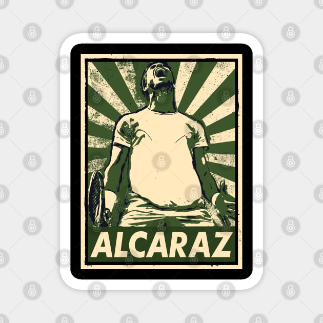 alcaraz tennis Magnet by SmithyJ88