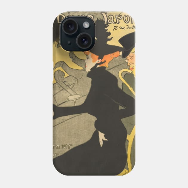 Henri de Toulouse Lautrec- Divan Japonais Phone Case by SybaDesign