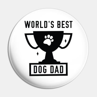 World's Best Dog Dad Pin