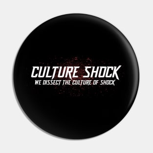 Culture Shock Logo Black Pin