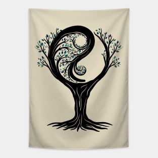Yin Yang Tree Tapestry