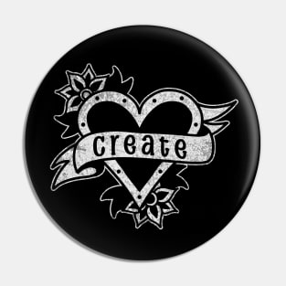 Create With Heart Pin