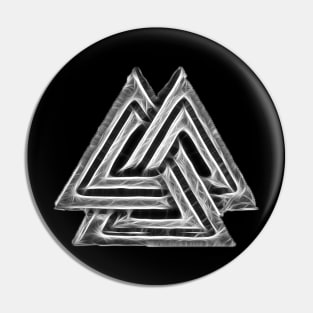 Valknut Rune Pin