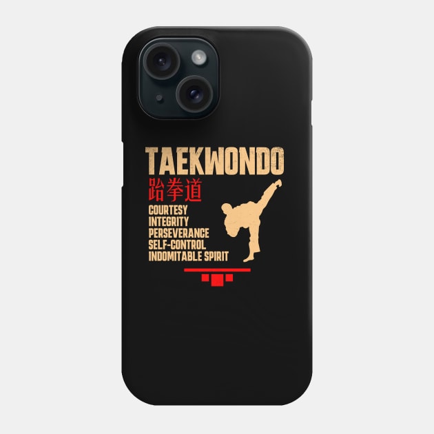 taekwondo Phone Case by ris_kiefendi