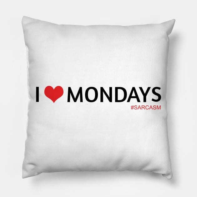 Love Monday T-Shirt Pillow by Korry