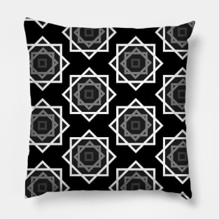 Black pattern design Pillow