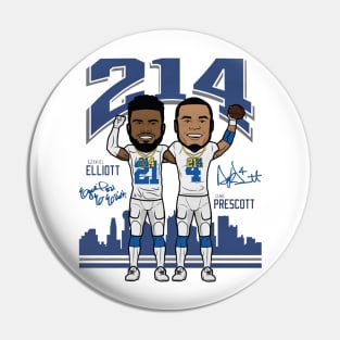 Ezekiel Elliott & Dak Prescott Dallas Chain Pin