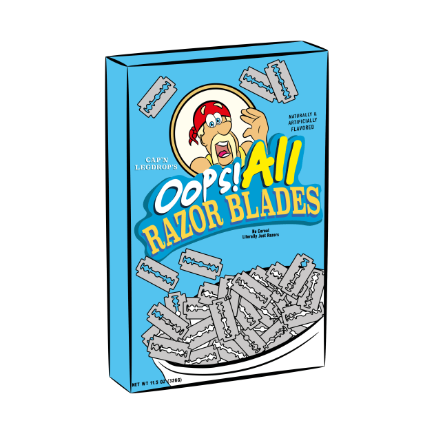 Oops all razor blades american food meme by Captain-Jackson