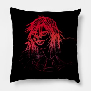 Laughing Jack the Clown Creepypasta Fanart Pillow