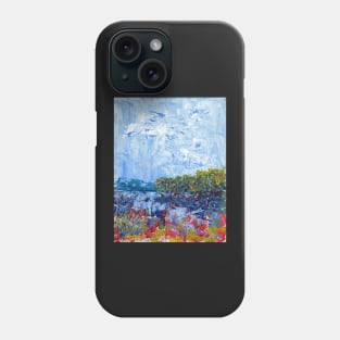 Mangroves at low tide (3239a) - Acrylic Phone Case
