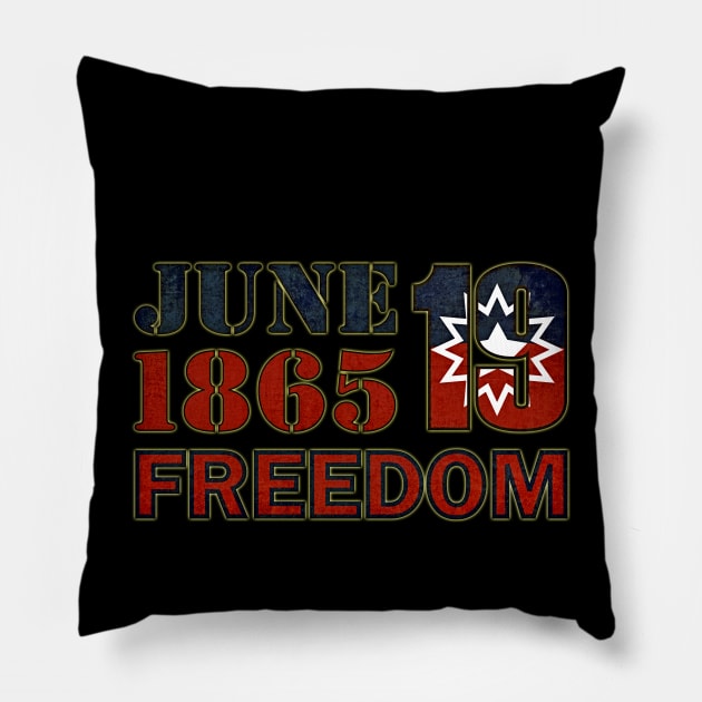 Juneteenth real Pillow by Mr.FansArt