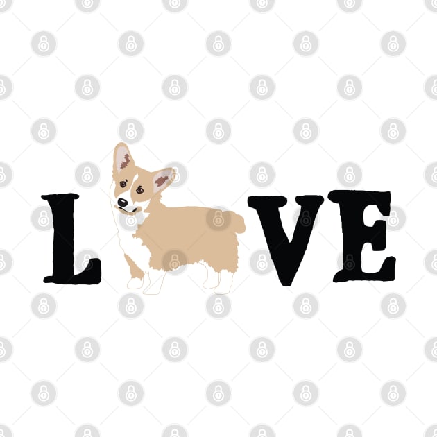 Corgi Dog LOVE by HotPinkStudio.Me