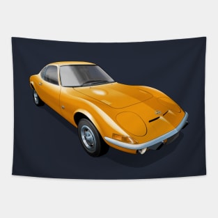 1972 Opel GT in orange Tapestry