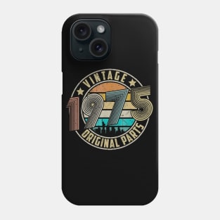 Vintage 1975 Original Parts 45th Birthday Gifts Phone Case