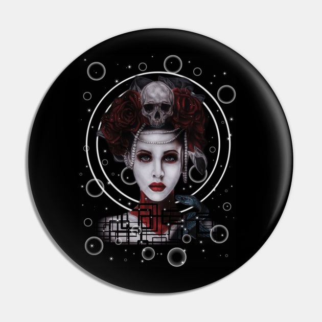 Red Queen Pin by Prettielilpixie