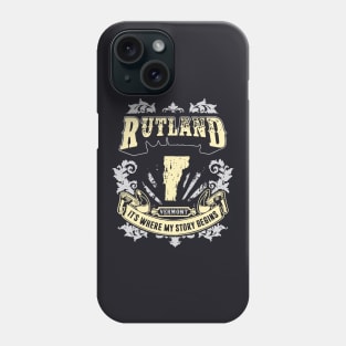 Rutland Vermont It Is Where My Story Begins 70s Phone Case