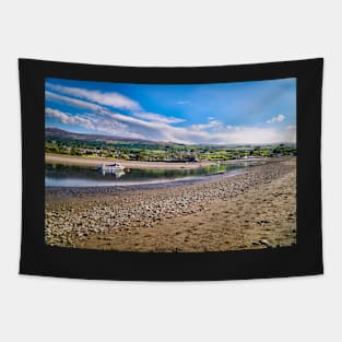 River Boat - Landscape Scenery - Newport Beach, Pembrokeshire Tapestry