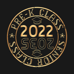 Pre-k Class 2022 Senior Class 2035 Graduation kids T-Shirt