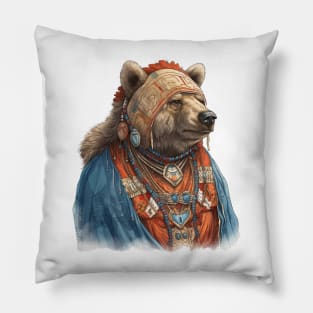 Native American Bear Pillow