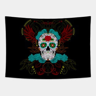 Calavera Sugar Skull Tapestry