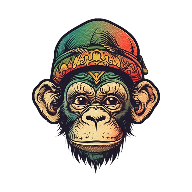 Rasta chimp by stkUA