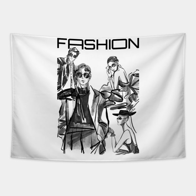 fashion design Tapestry by AMINOS ART