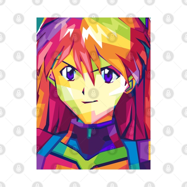 Popart Asuka Face by Alanside