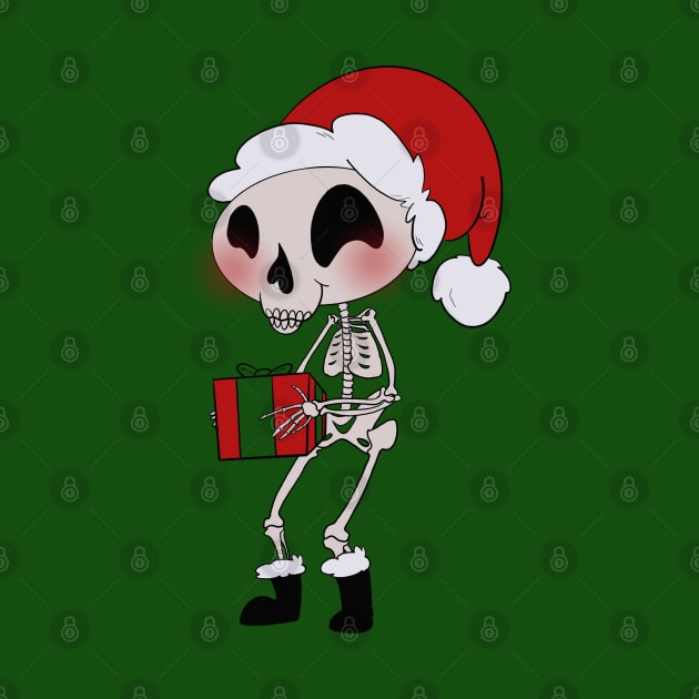 Christmas Skeleton by Az