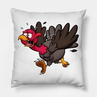 Running Turkey Pillow