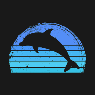 Dolphin Animal Vintage Retro T-Shirt