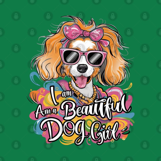 A vibrant and whimsical 4k vector illustration showcases a delightful Dog, adorned with sunglasses and exuding an infectious charm. (2) by YolandaRoberts