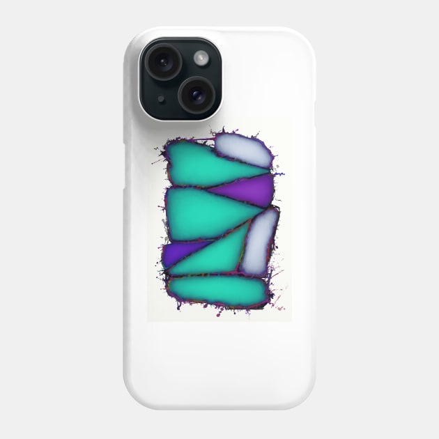 Crushed turquoise Phone Case by Keith Mills