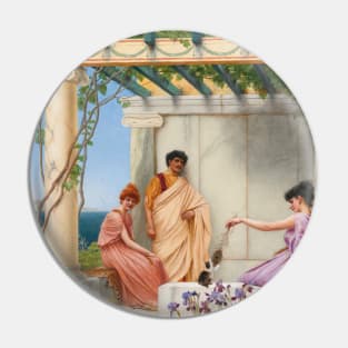 Playtime by John William Godward Pin