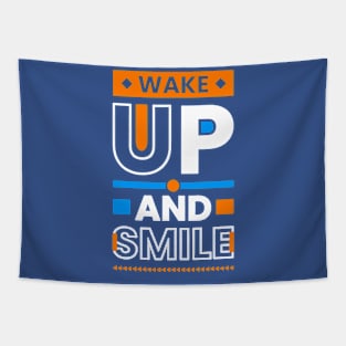 wake up and smile 4 Tapestry