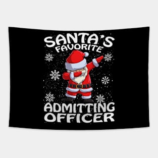 Santas Favorite Admitting Officer Christmas Tapestry